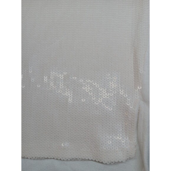 Colleen Lopez Mixed Media Sequin Front Hoodie, Medium - Picture 5 of 11